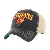 USC Trojans Men's 47 Brand Black Trojans Thead Uni Tuscaloosa Clean Up Hat